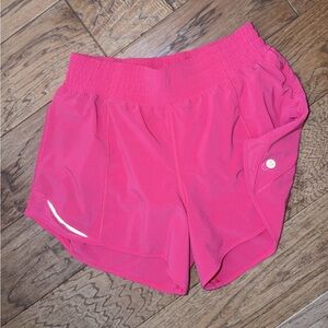 Lululemon Athletica Pink Athletic Shorts 4” inseam